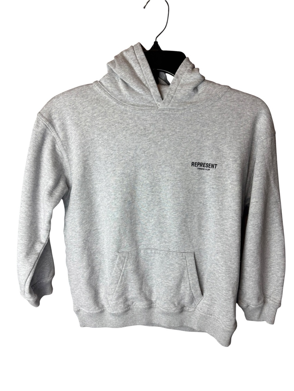 Represent Owner's Club Oversized Gray Sweatshirt Hoodie Top 5-6Yers